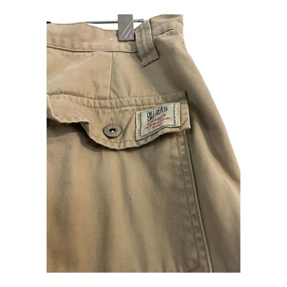 Vintage Bill Blass Chinos Khaki Size 14 Cotton Pants Carpenter Women’s Brown - Picture 4 of 8